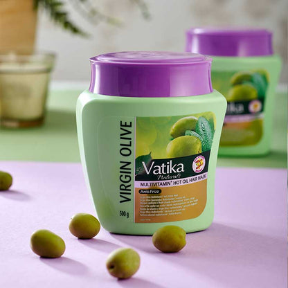 Dabur Vatika Naturals Virgin Olive Hair Mask Multivitamin 500g
