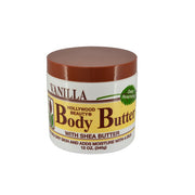 Hollywood Beauty Vanilla Body Butter with Shea Butter and Vitamin E 12 oz