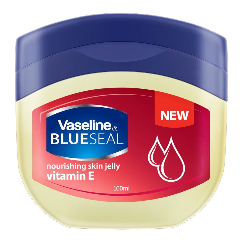 Vaseline Blue Seal Vitamin E Nourishing Skin Jelly 100ml