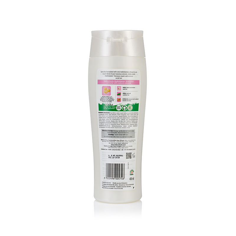 Dabur Vatika Naturals Garlic Multi Vitamin+ Shampoo 400ml