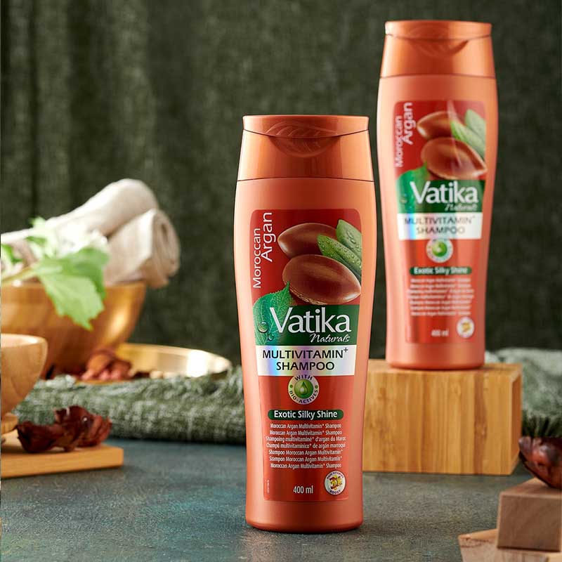 Dabur Vatika Naturals Moroccan Argan Multi Vitamin+ Shampoo 400ml