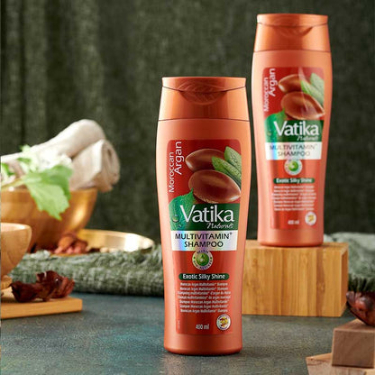 Dabur Vatika Naturals Moroccan Argan Multi Vitamin+ Shampoo 400ml