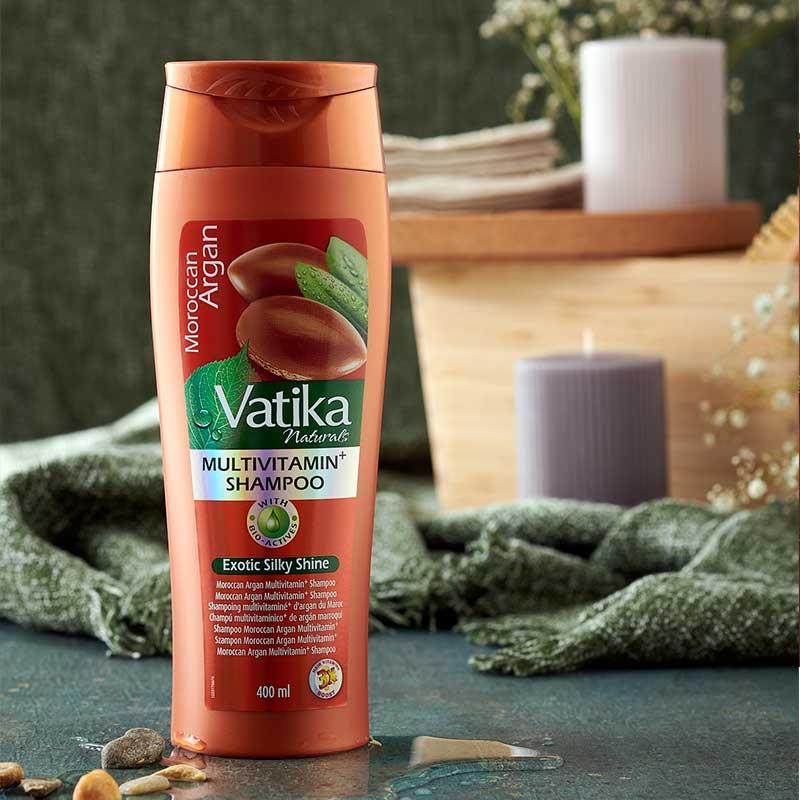 Dabur Vatika Naturals Moroccan Argan Multi Vitamin+ Shampoo 400ml