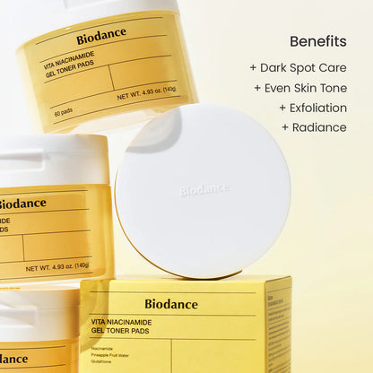 Biodance Vita Niacinamide Toner Pads 60pcs