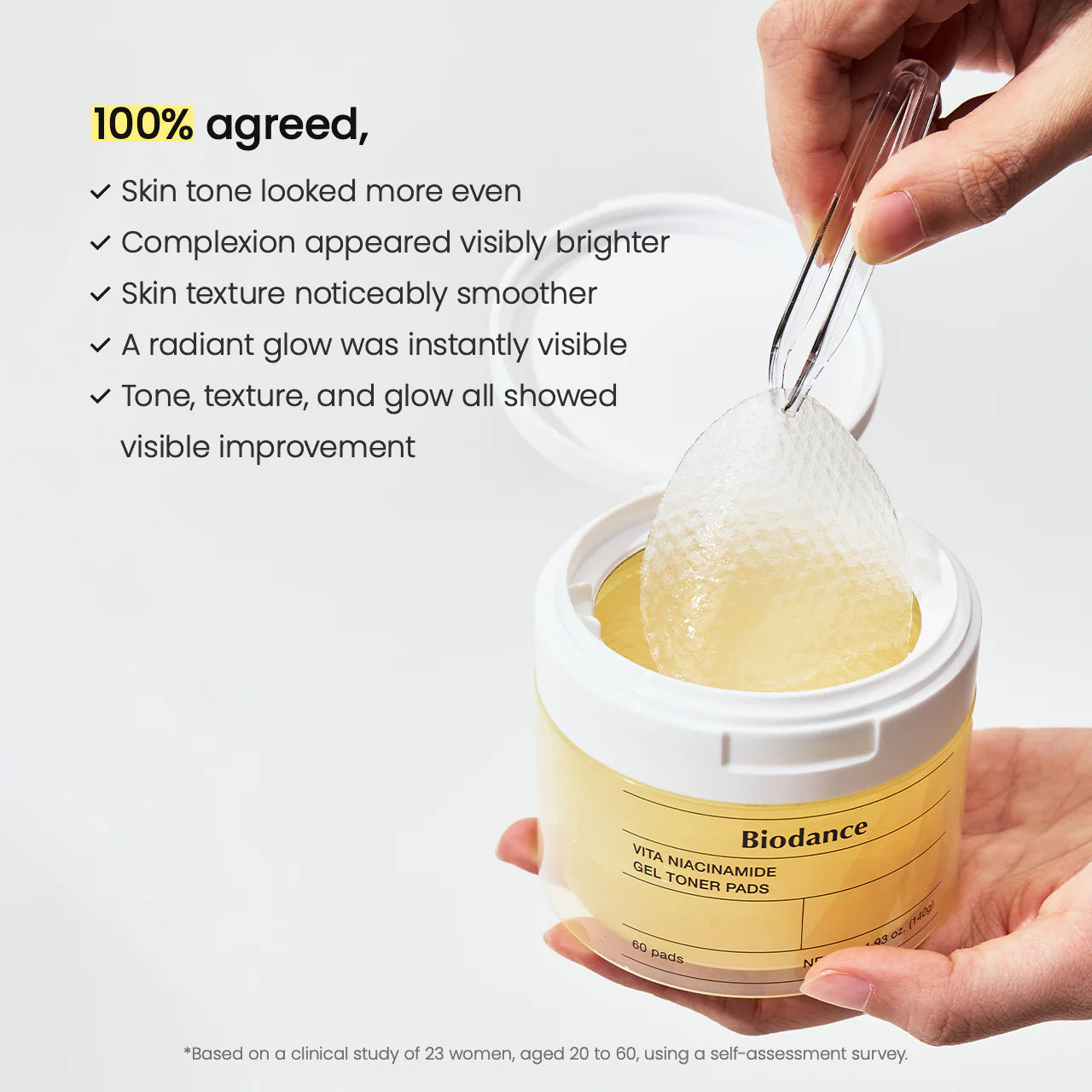 Biodance Vita Niacinamide Toner Pads 60pcs