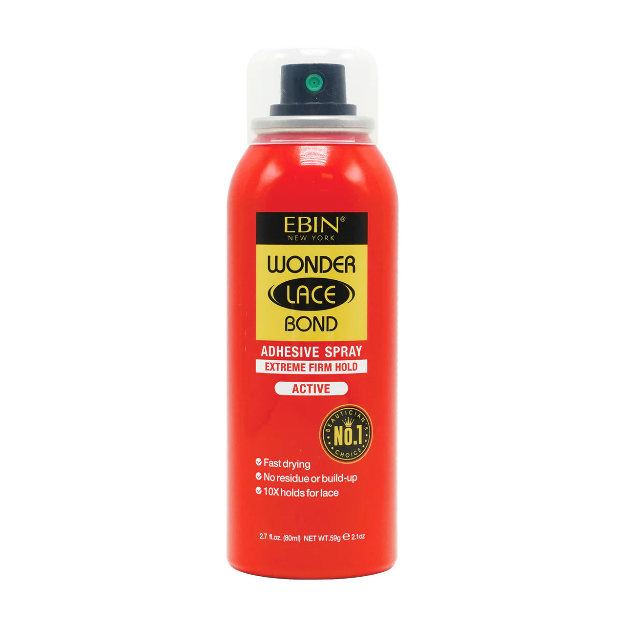 Ebin New York Wonder Lace Bond Wig Adhesive Spray Extreme Firm Hold (Active) - UK Shipping Only