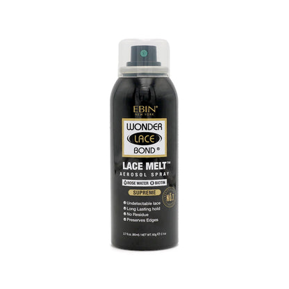 Ebin New York Wonder Lace Bond Lace Melt Aerosol Spray (Rose Water) - UK Shipping Only