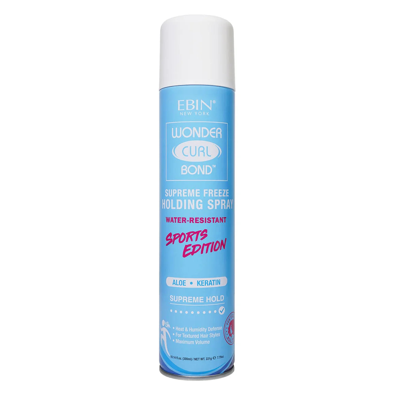 Ebin New York Wonder Curl Bond Supreme Freeze Holding Spray 300ml - UK SHIPPING ONLY