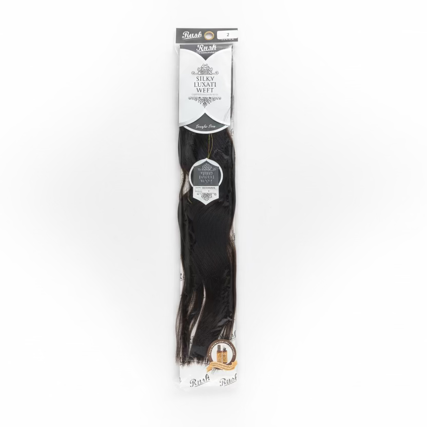Rush Silky Luxati Weft Human Hair Extension Silky Straight 20"