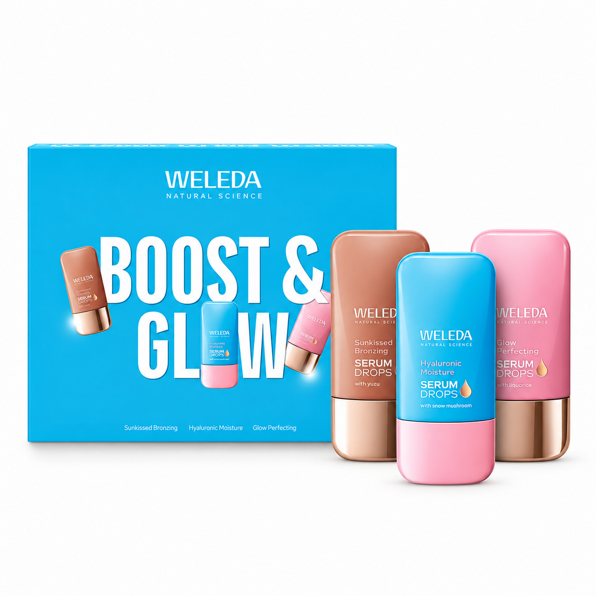 Weleda Booster Serum Drops Boost & Glow Gift Set
