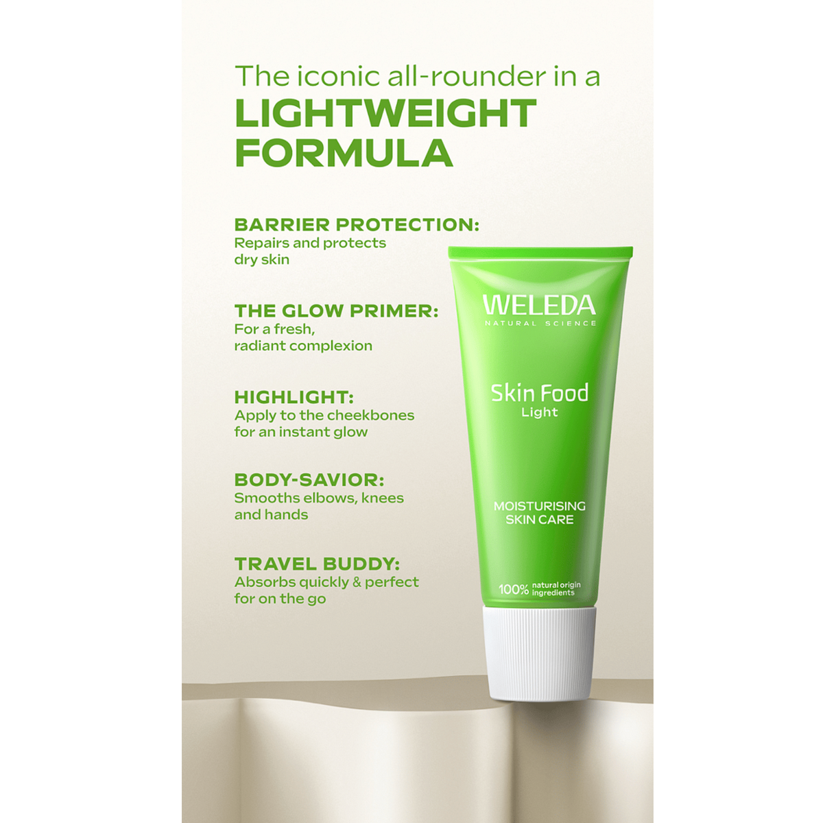 Weleda Skin Food Light Moisturising Skin Care for Face & Body