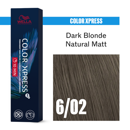 Wella Color Xpress 60ml 6/02 Dark Blonde Natural Matt