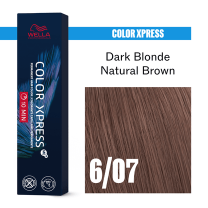 Wella Color Xpress 60ml 6/07 Dark Blonde Natural Brown
