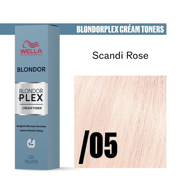 Wella Professionals Blondorplex Cream Toner 60ml /05 Scandi Rose