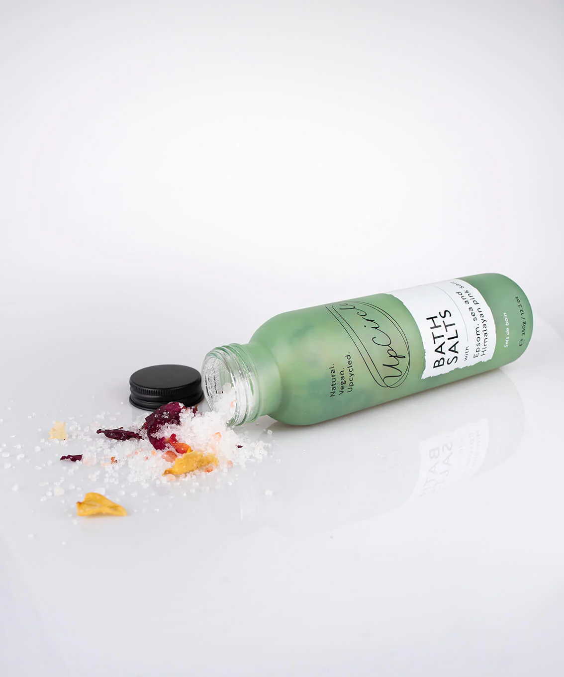 UpCircle Bath Salts with Epsom Sea & Himalayan Pink Salt 350g