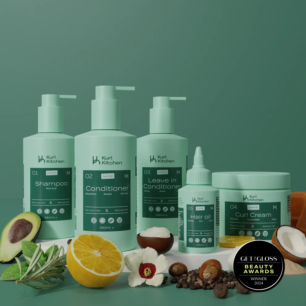 Kurl Kitchen Ultimate Natural Hair Care Bundle - 5pc