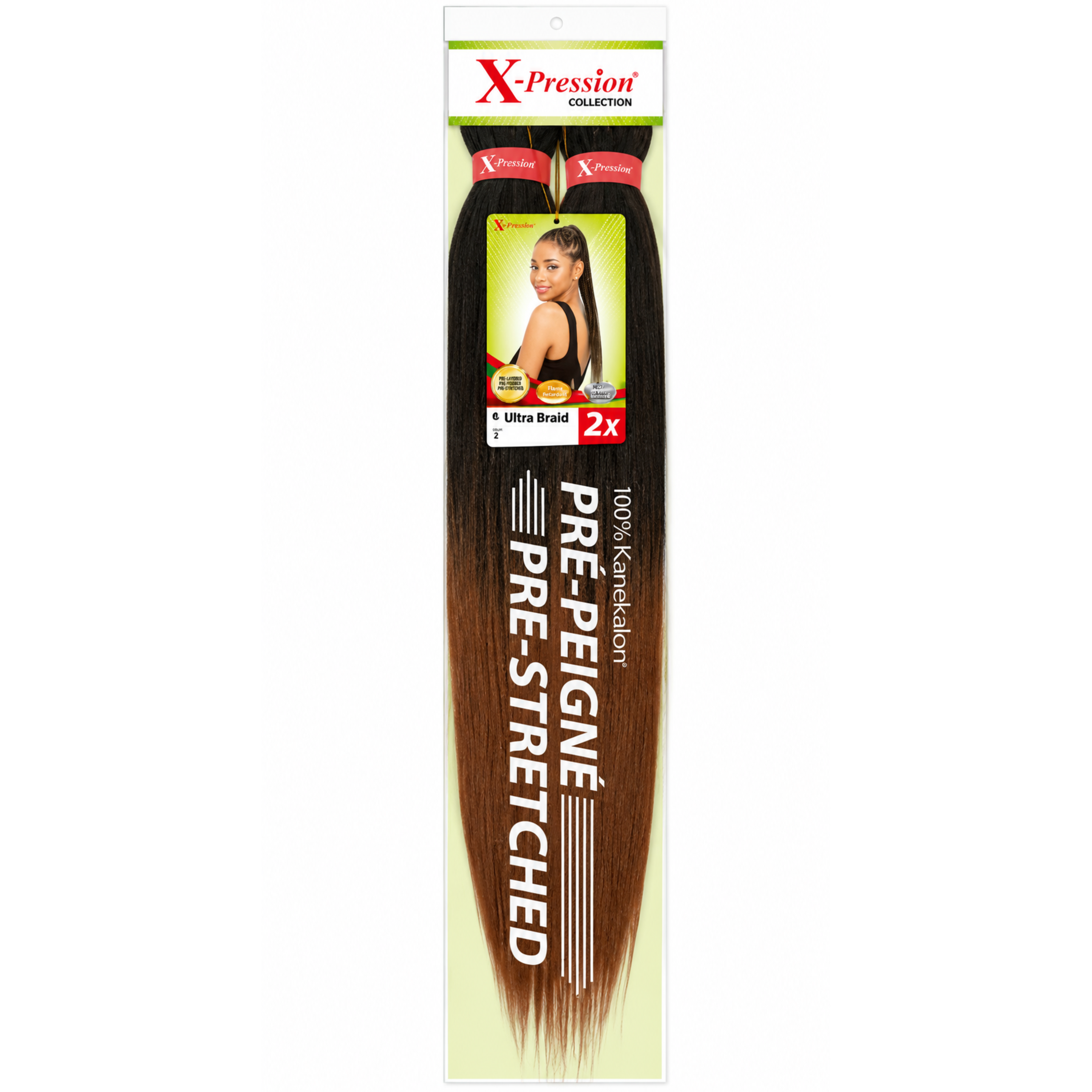 X-Pression Ultra Braid PRE-STRETCHED 2x46"