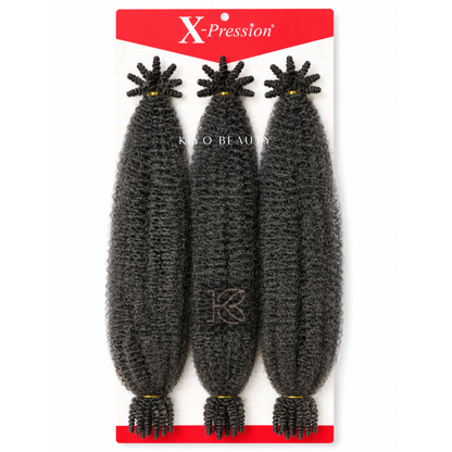 X-Pression Twisted Up Springy Afro Twist 24" 3X