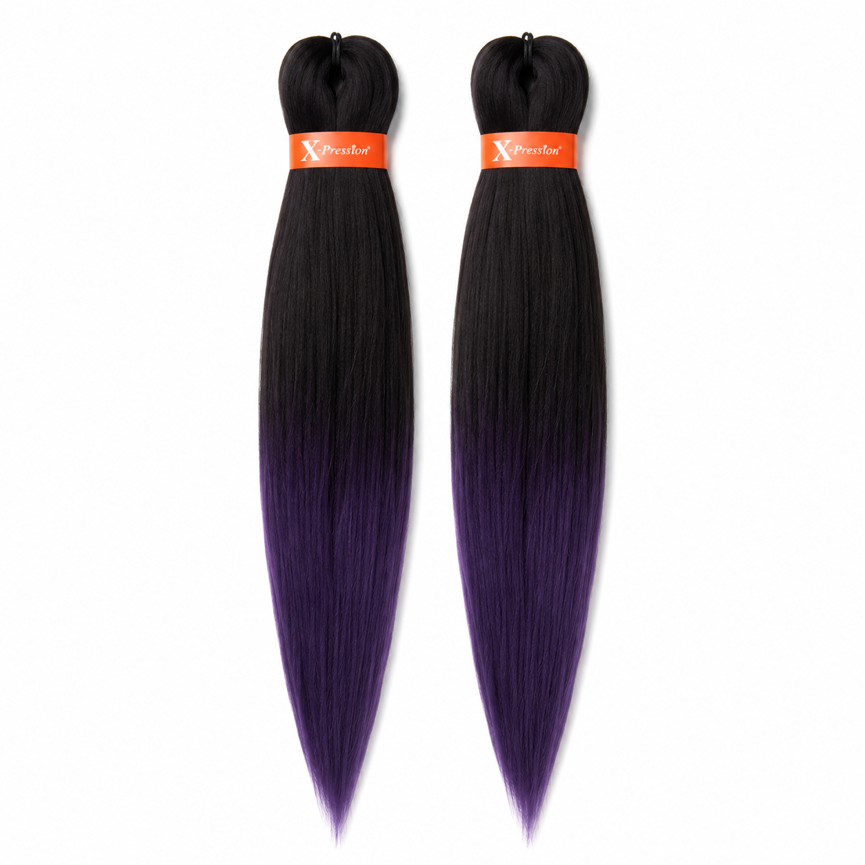X-Pression Ultra Braid PRE-STRETCHED 2x46" T1/Violet