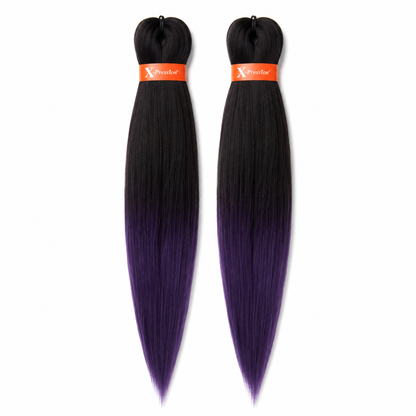X-Pression Ultra Braid PRE-STRETCHED 2x46" T1/Violet