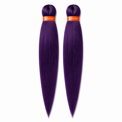 X-Pression Ultra Braid PRE-STRETCHED 2x46" Violet
