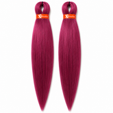 X-Pression Ultra Braid PRE-STRETCHED 2x46" berry