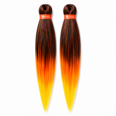 X-Pression Ultra Braid PRE-STRETCHED 2x46" sunset