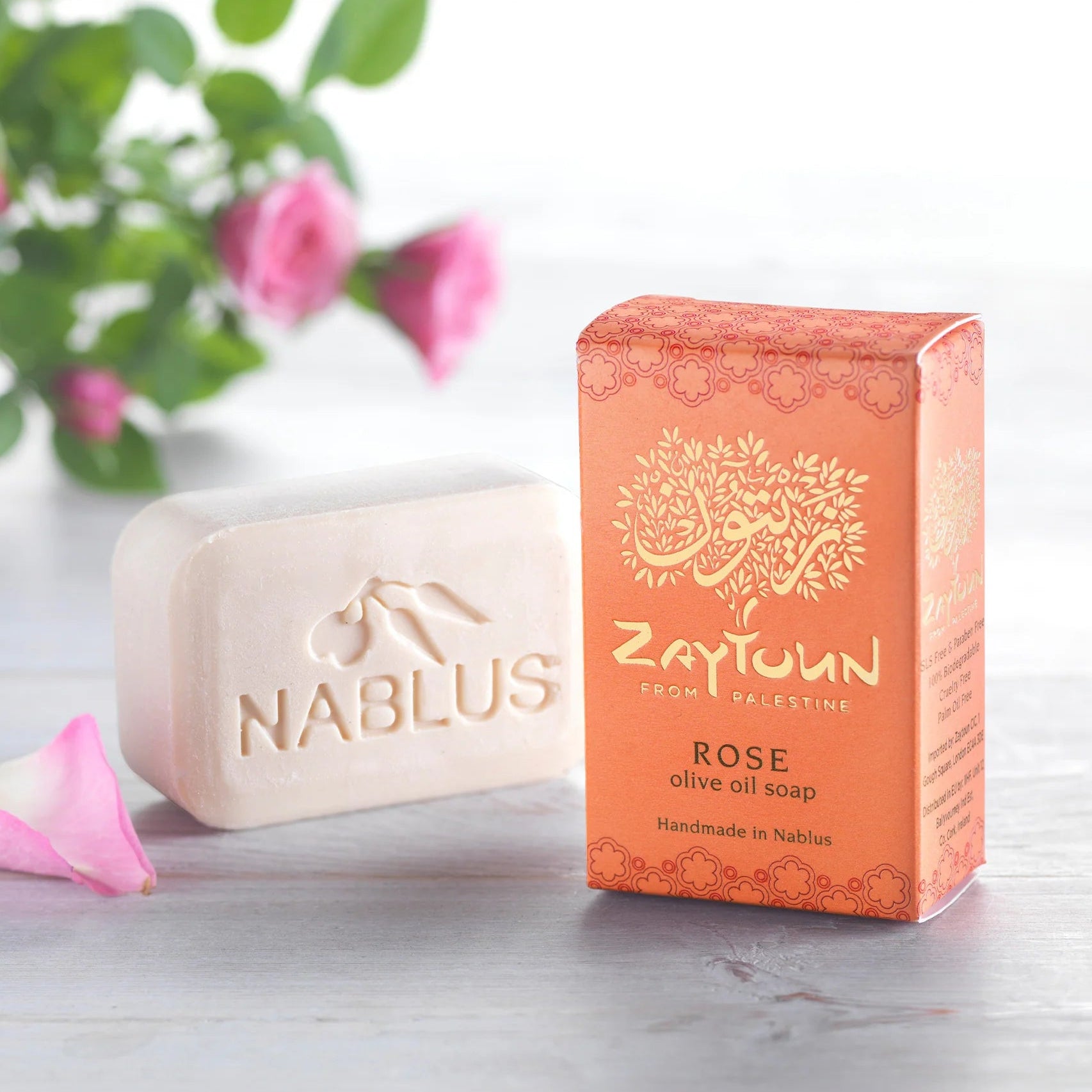Zaytoun - From Palestine Rose Olive Oil Soap