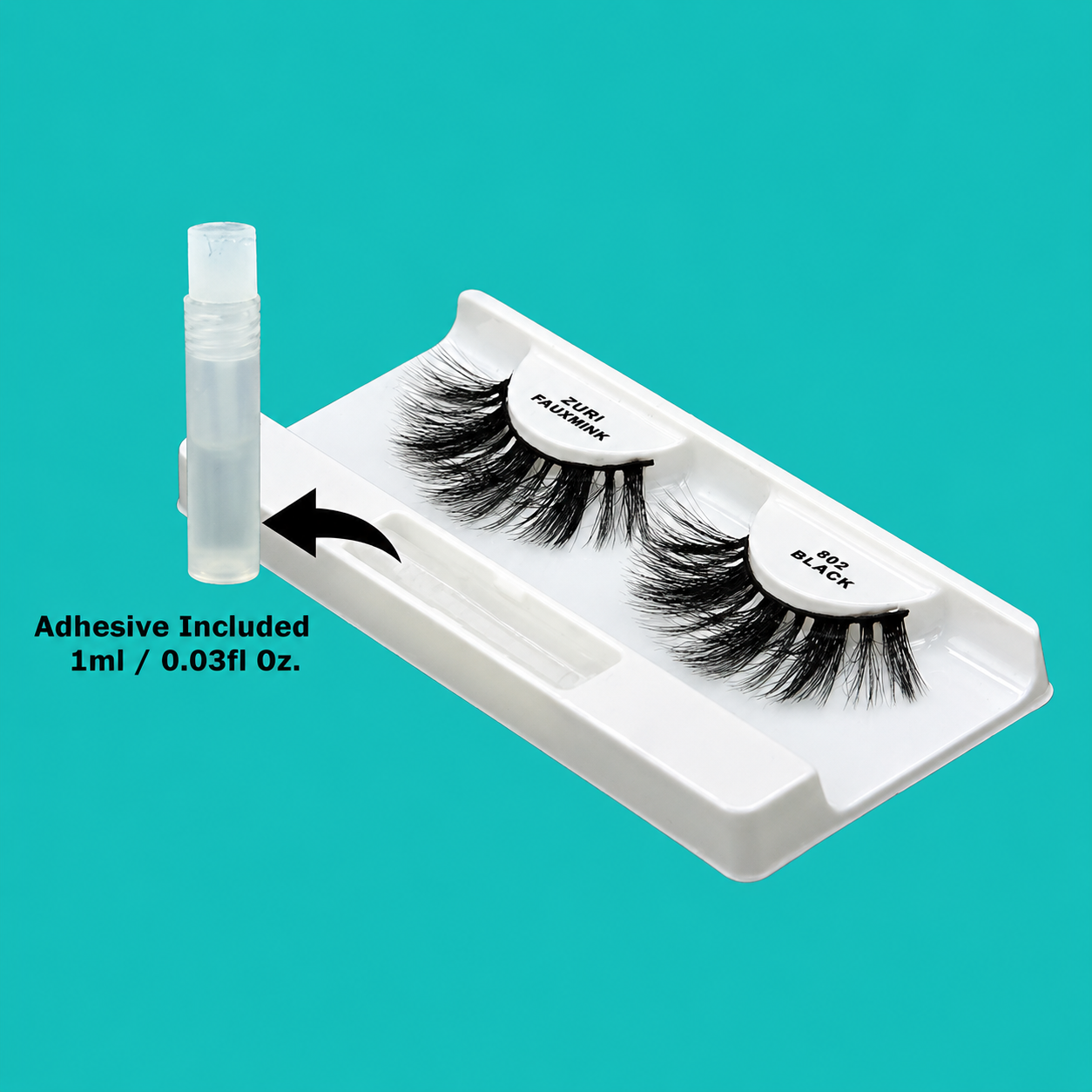Zuri Eyelashes Fauxmink Multi-Dimensional Luxurious Eyelashes Black