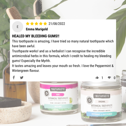Truthpaste Botanical Toothpaste Original: Peppermint &amp; Wintergreen 100ml