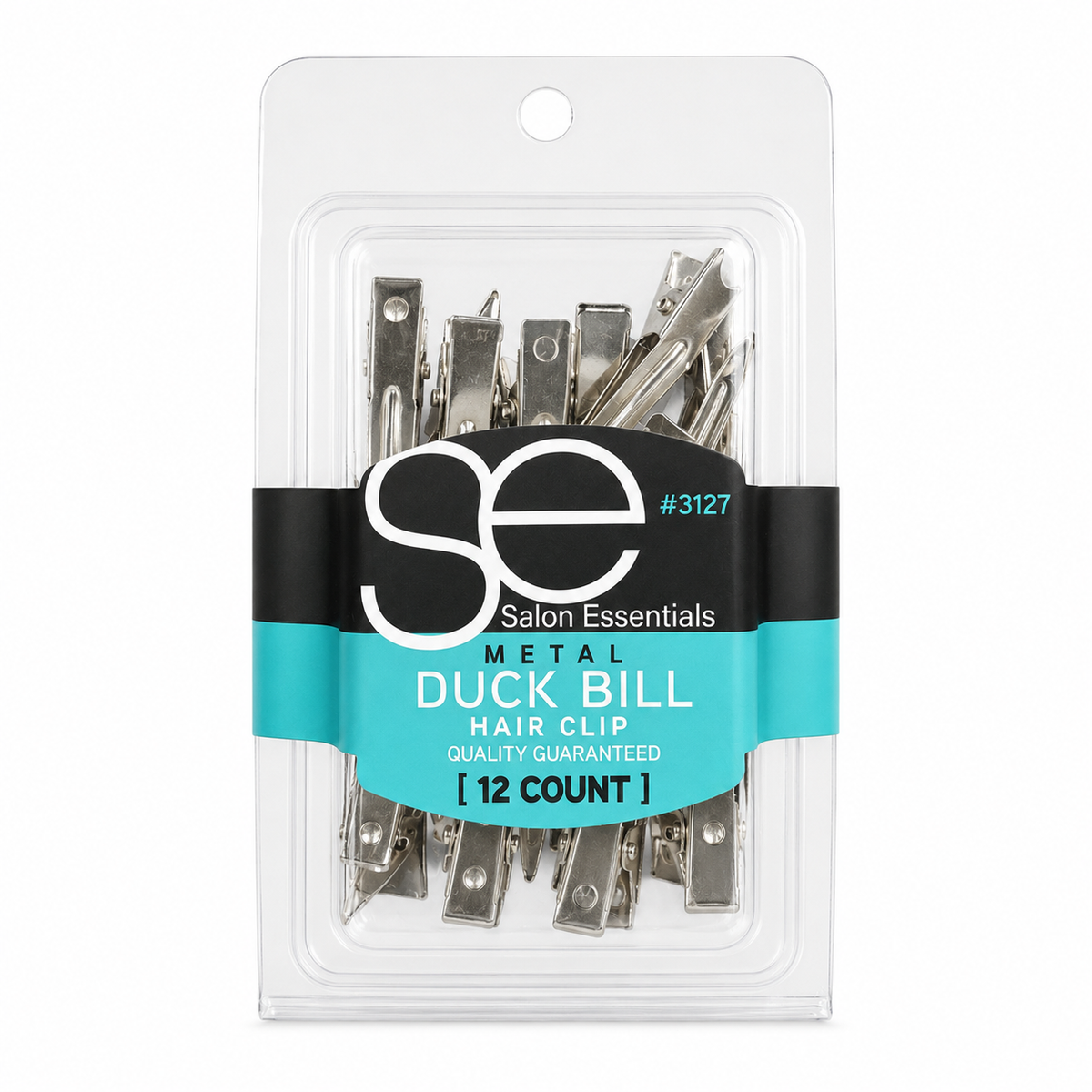 Salon Essentials Metal Duck-Bill Hair Clips