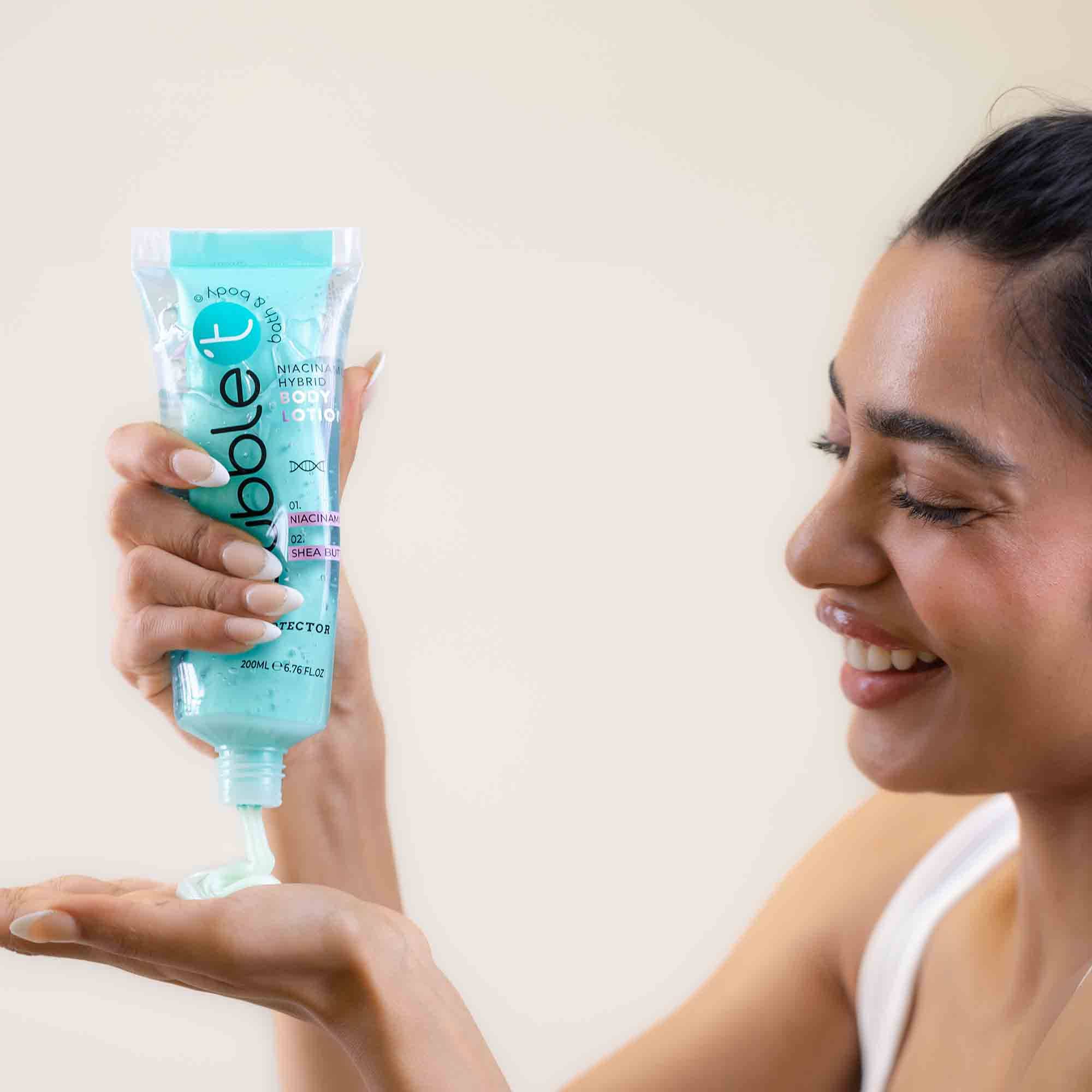 Bubble T Body Lotion Hybrid - Niacinamide &amp; Shea Butter 200ml
