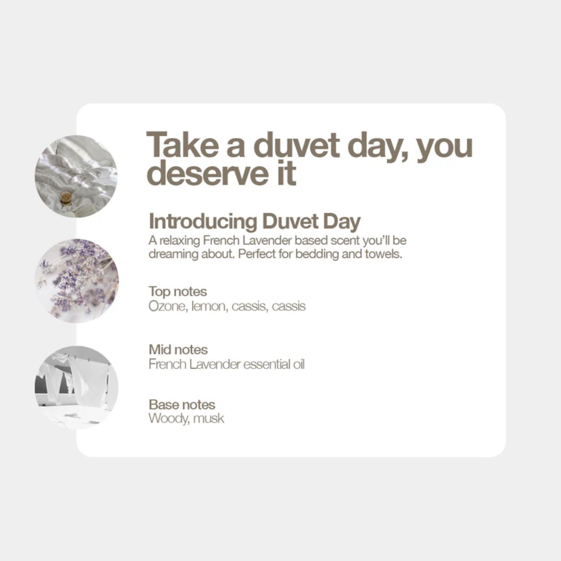 Tallow + Ash Duvet Day Fabric Cleansing Perfume 500ml