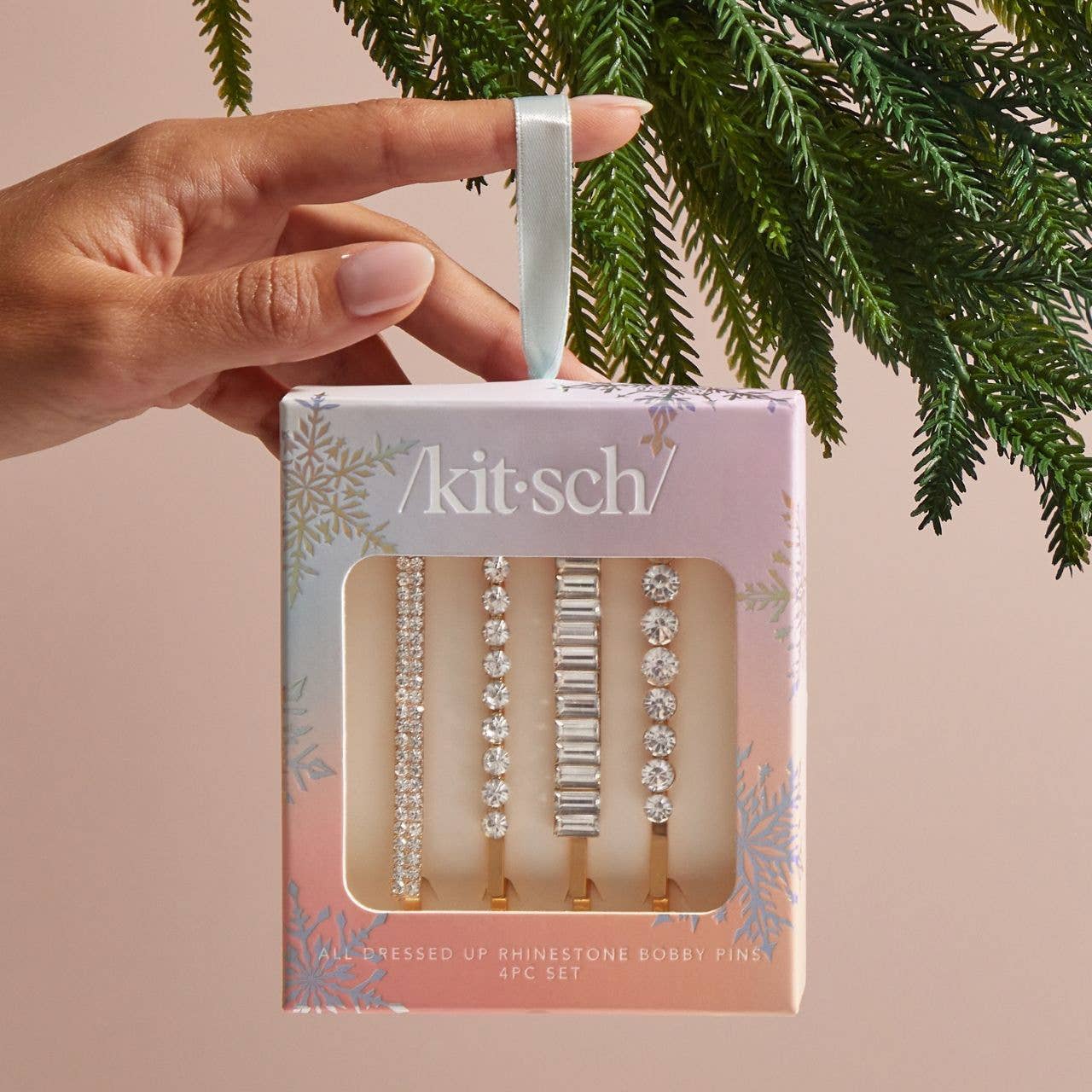 Kitsch All Dressed up Rhinestone Bobby Pins 4pc Set