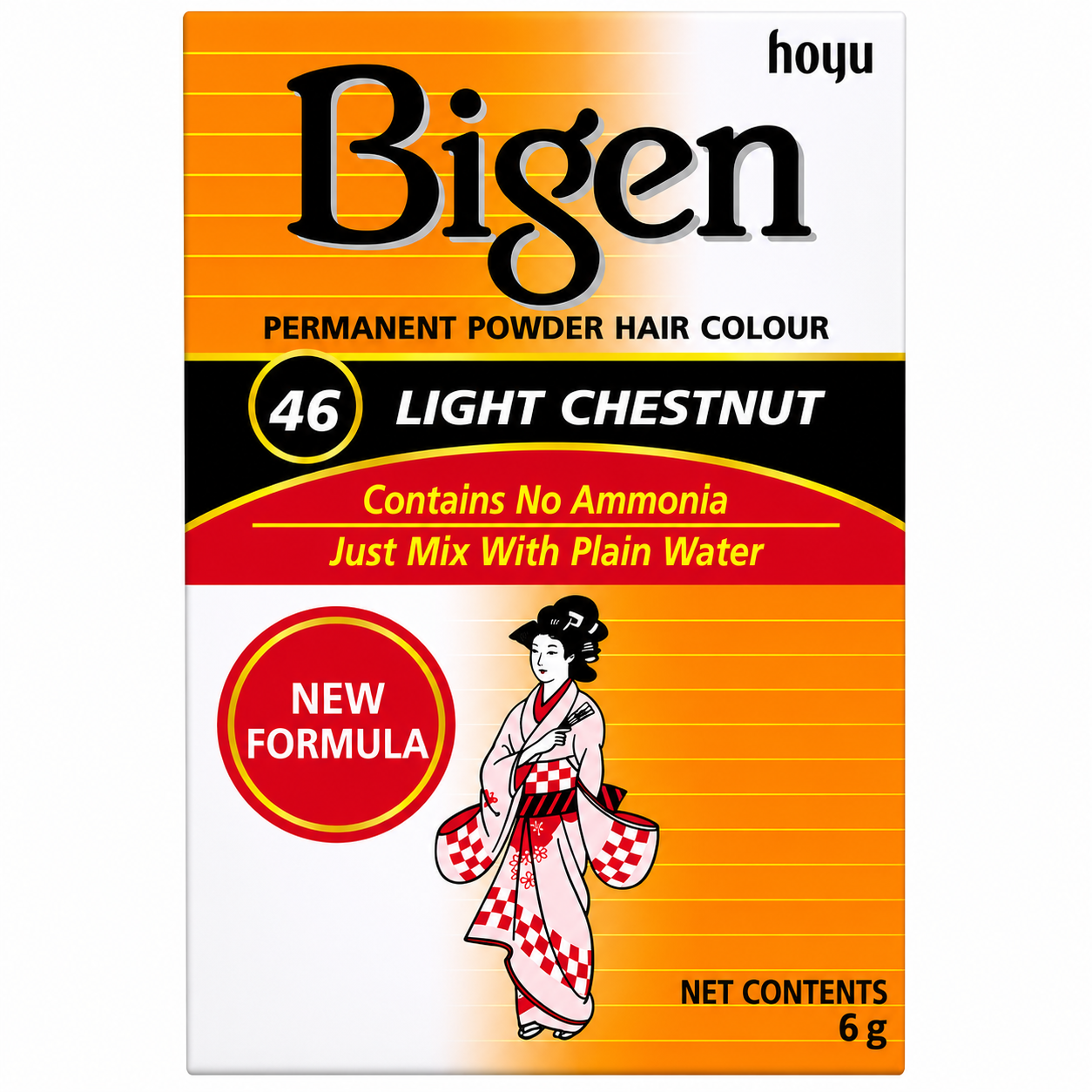 Bigen Permanent Powder Hair Dye 6g
