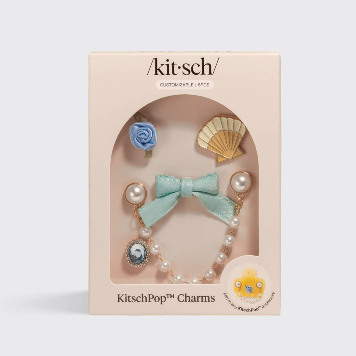 KitschPop™ Charms 6pc Set - Coastal Cottage