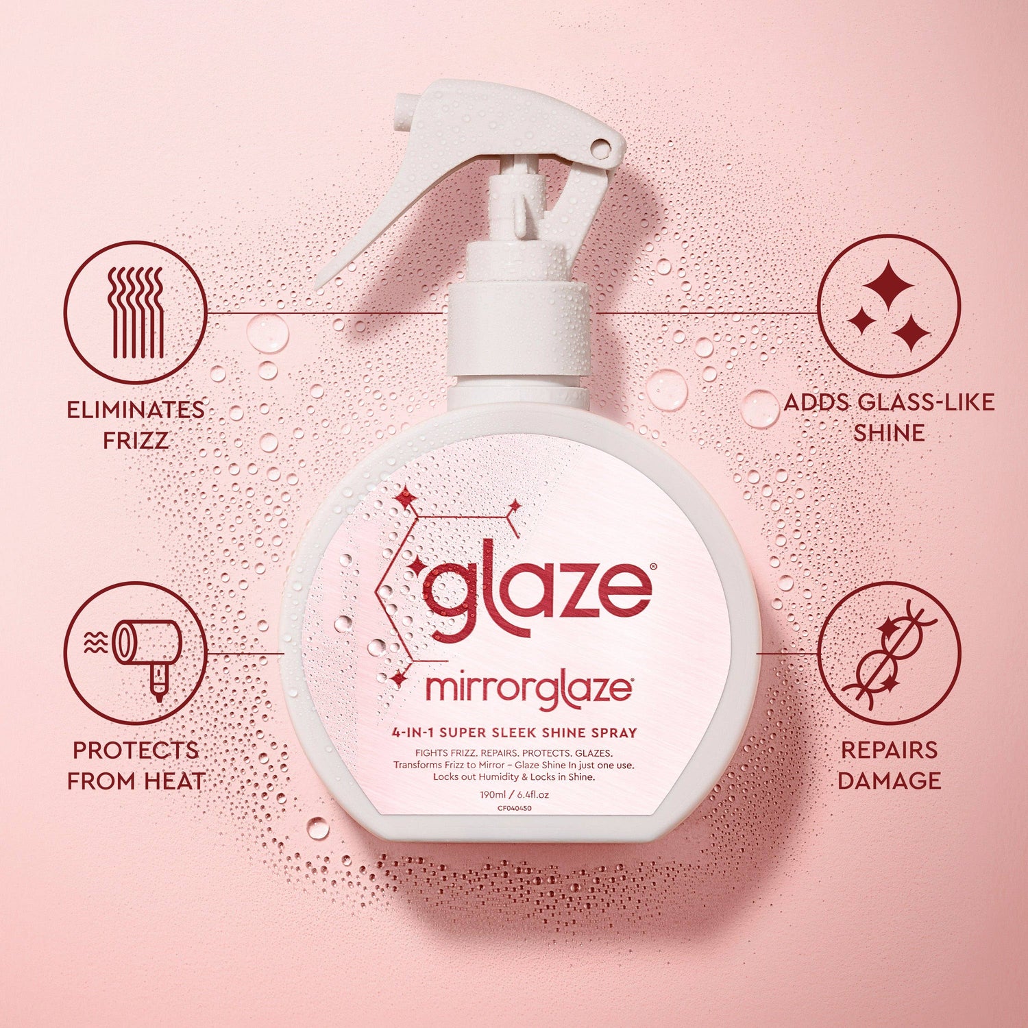 Glaze Mirror Glaze Super Sleek Shine Spray 190ml