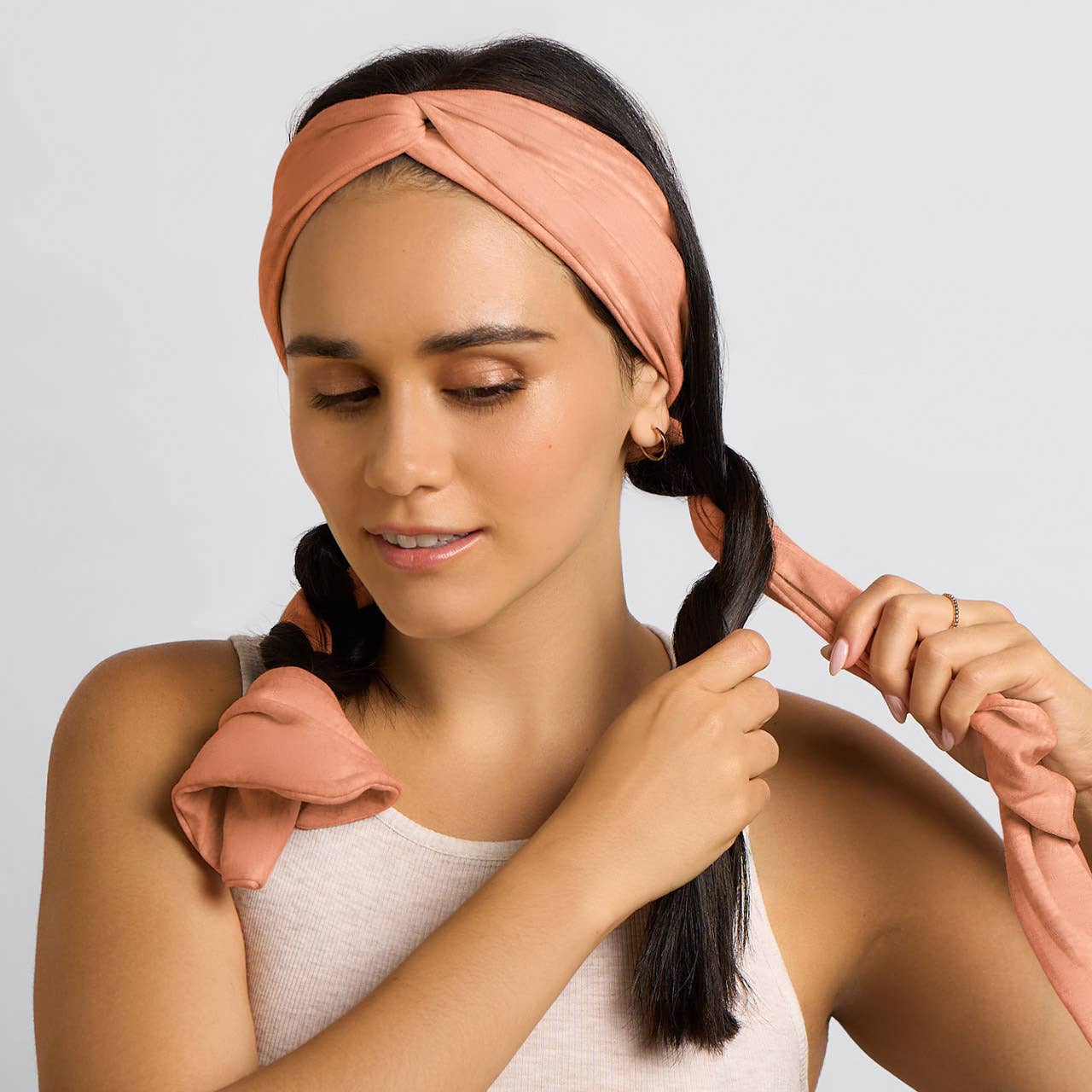 Set &amp; Flow Heatless Curling Headband - Terracotta