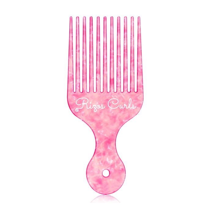 Rizos Curls Pink Hair Pick Comb