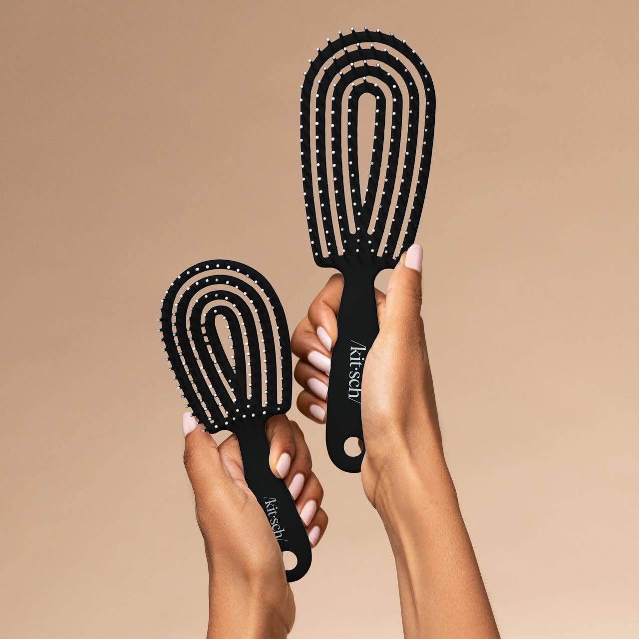 Kitsch Black Detangling Flexi Brush - Mini