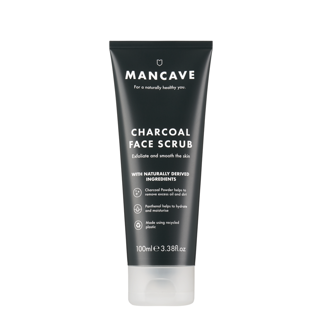 ManCave Charcoal Face Scrub 100ml