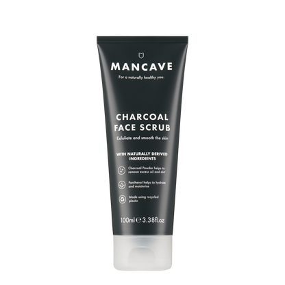 ManCave Charcoal Face Scrub 100ml