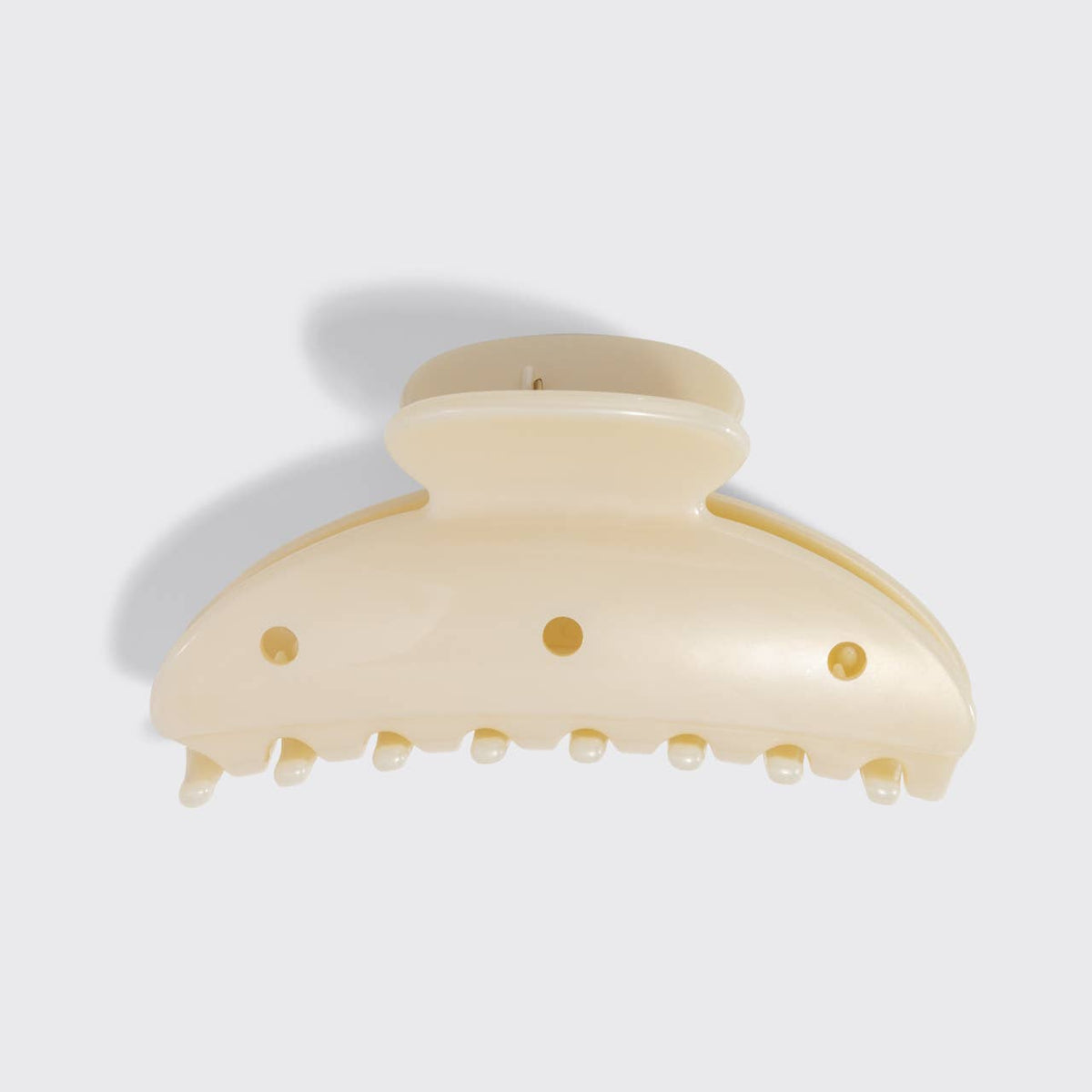 KitschPop™️ Curved Claw Clip 7pc Set Vintage - Pearlized Cream