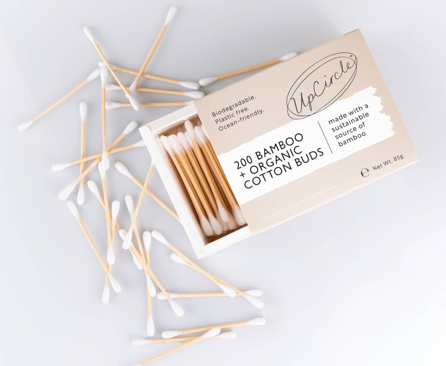 UpCircle Bamboo + Organic Cotton Buds 200pcs