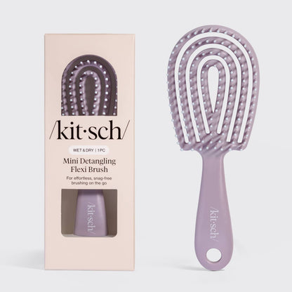 Kitsch Violet Soft Detangling Flexi Brush - Mini