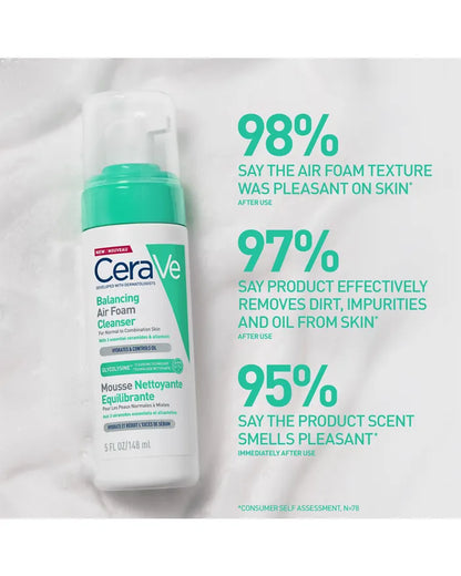 CeraVe Balancing Air Foam Facial Cleanser 5oz