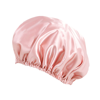O So Curly Reversible Satin Bonnet - Blush Pink