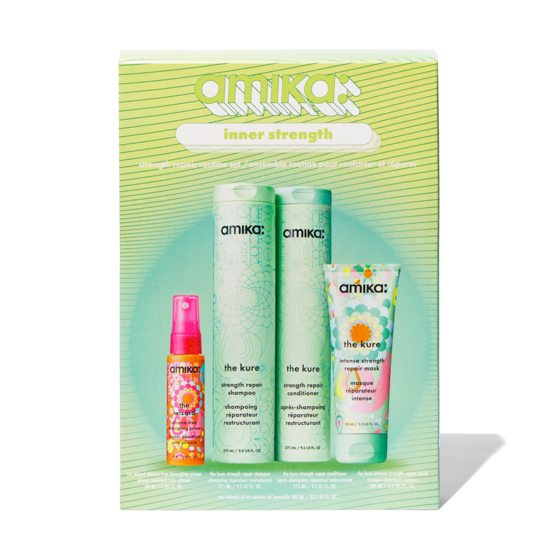 Amika Inner Strength Repair Routine Set - 4pc
