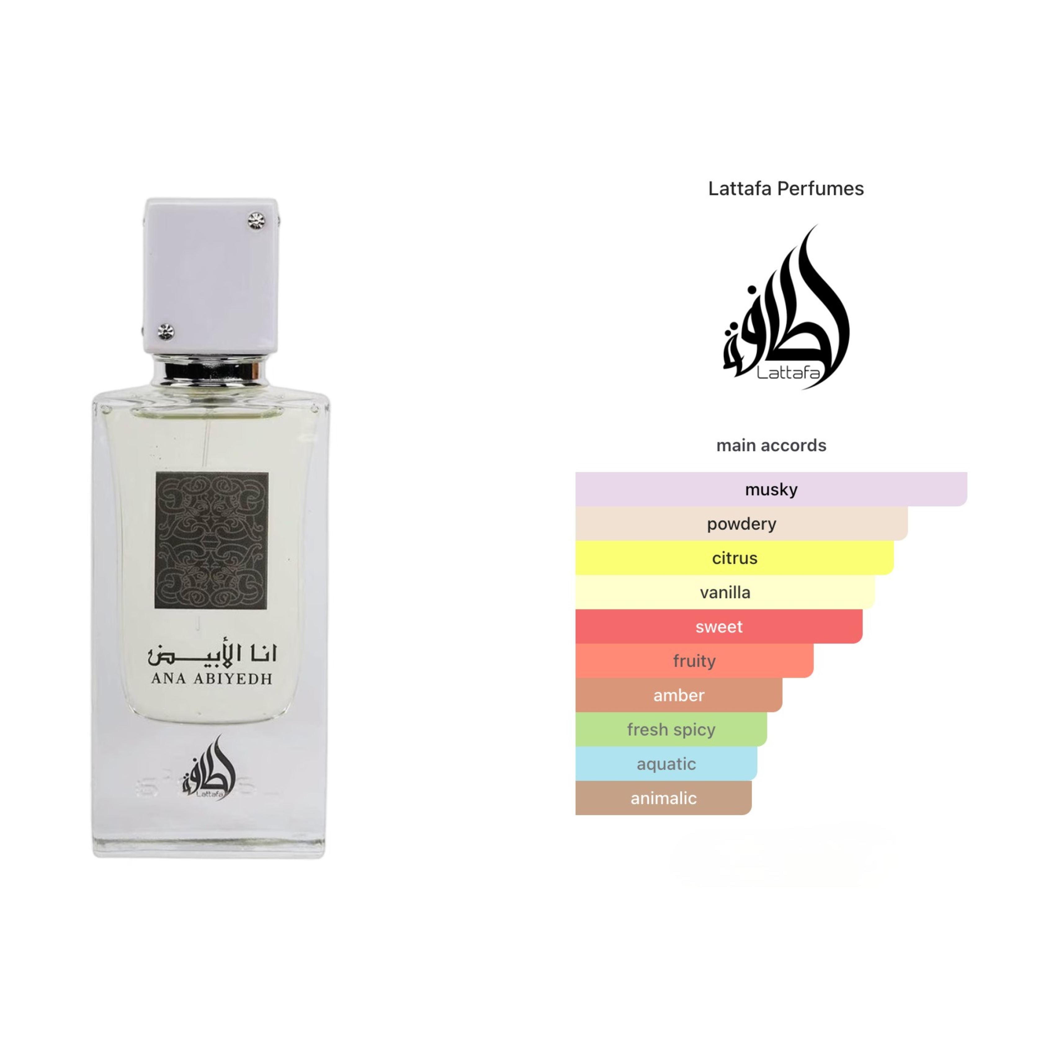 Lattafa Ana Abiyedh Eau De Parfum 60ml