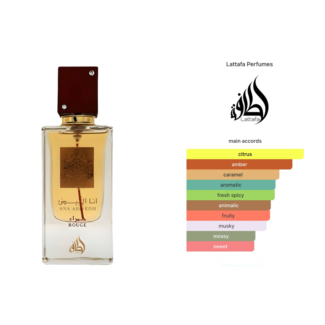 Lattafa Ana Abiyedh Rouge Eau De Parfum 100ml